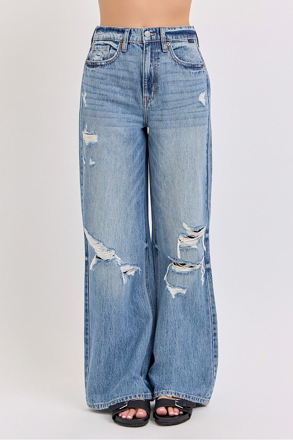 High Rise Wide Leg